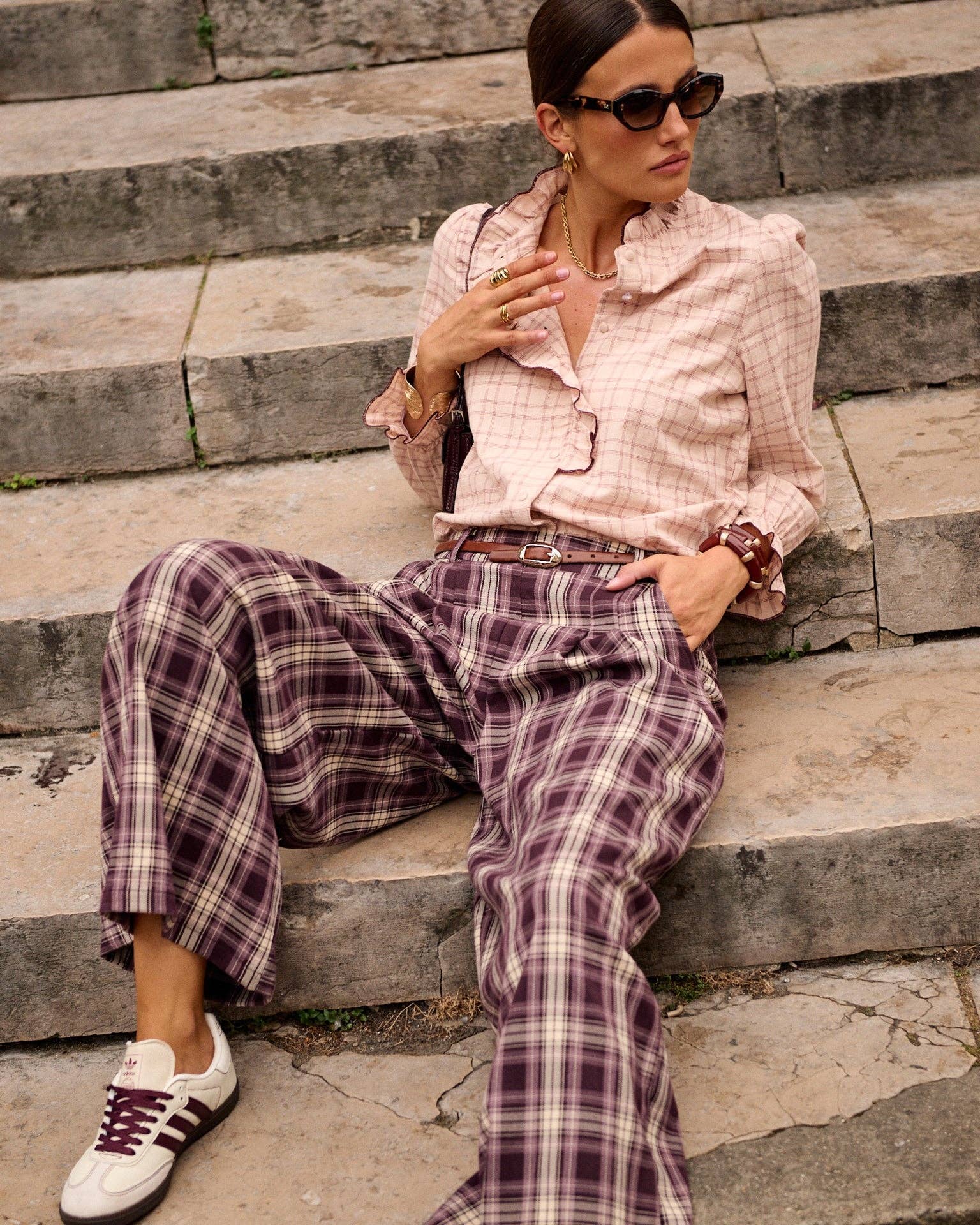 Claude pants: Bordeaux