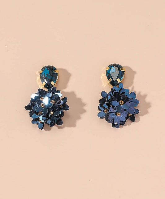 Stud earrings 25AHBOL015: Blue