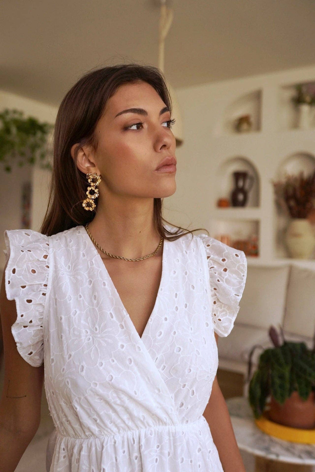Rosalia Dress: White