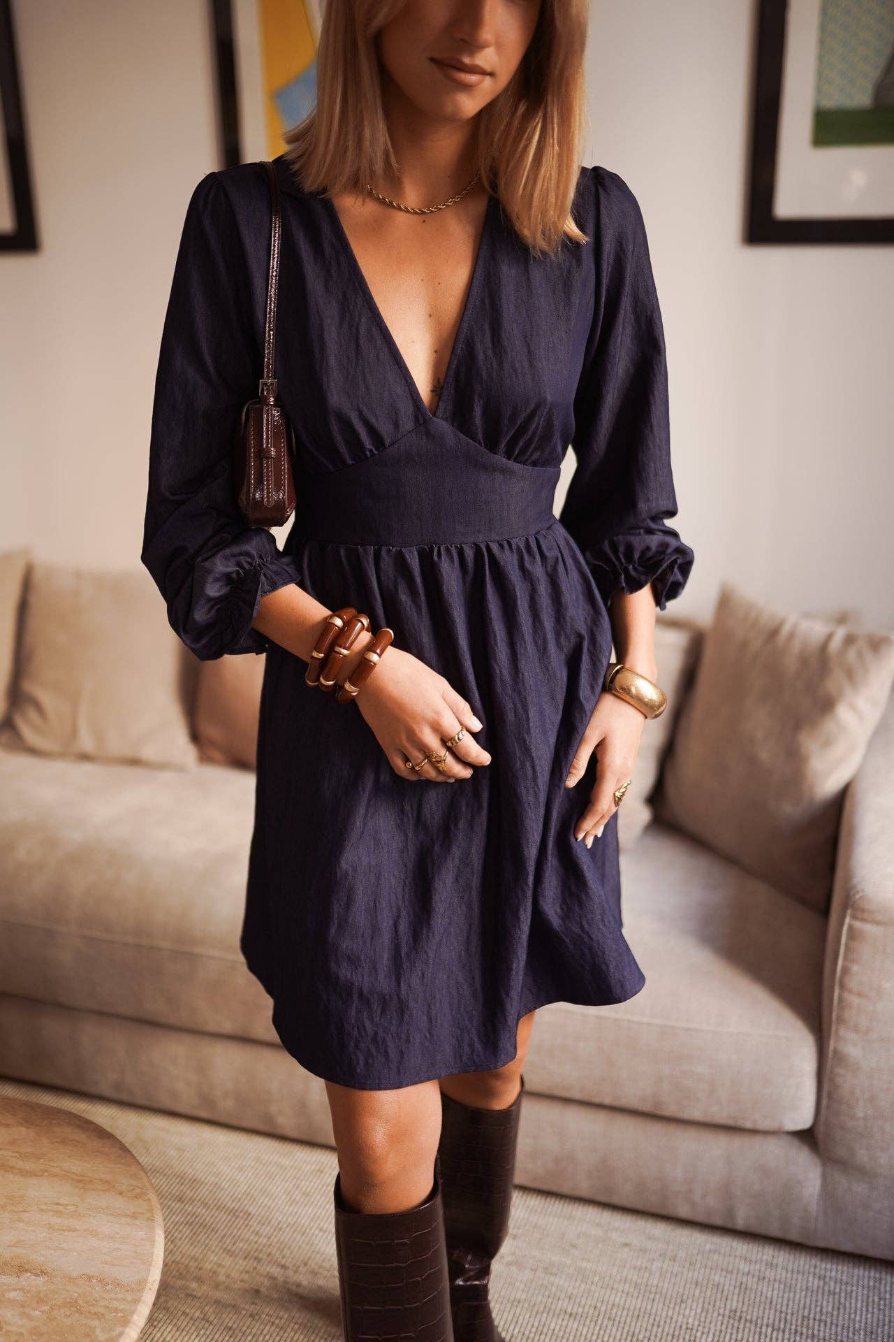Tilla dress: Marine