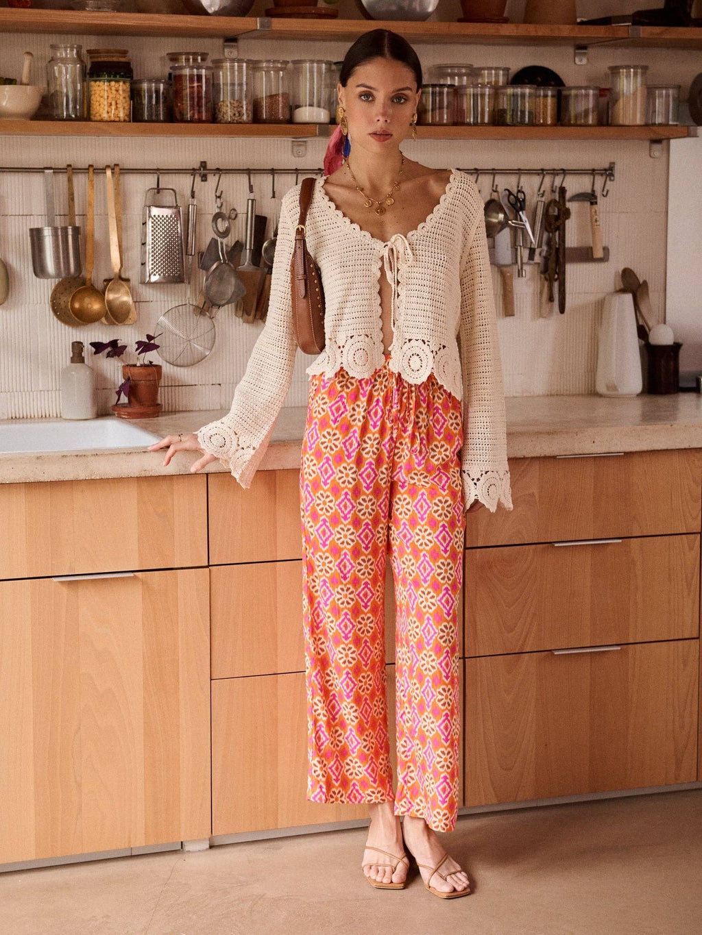 Léontia top: Beige