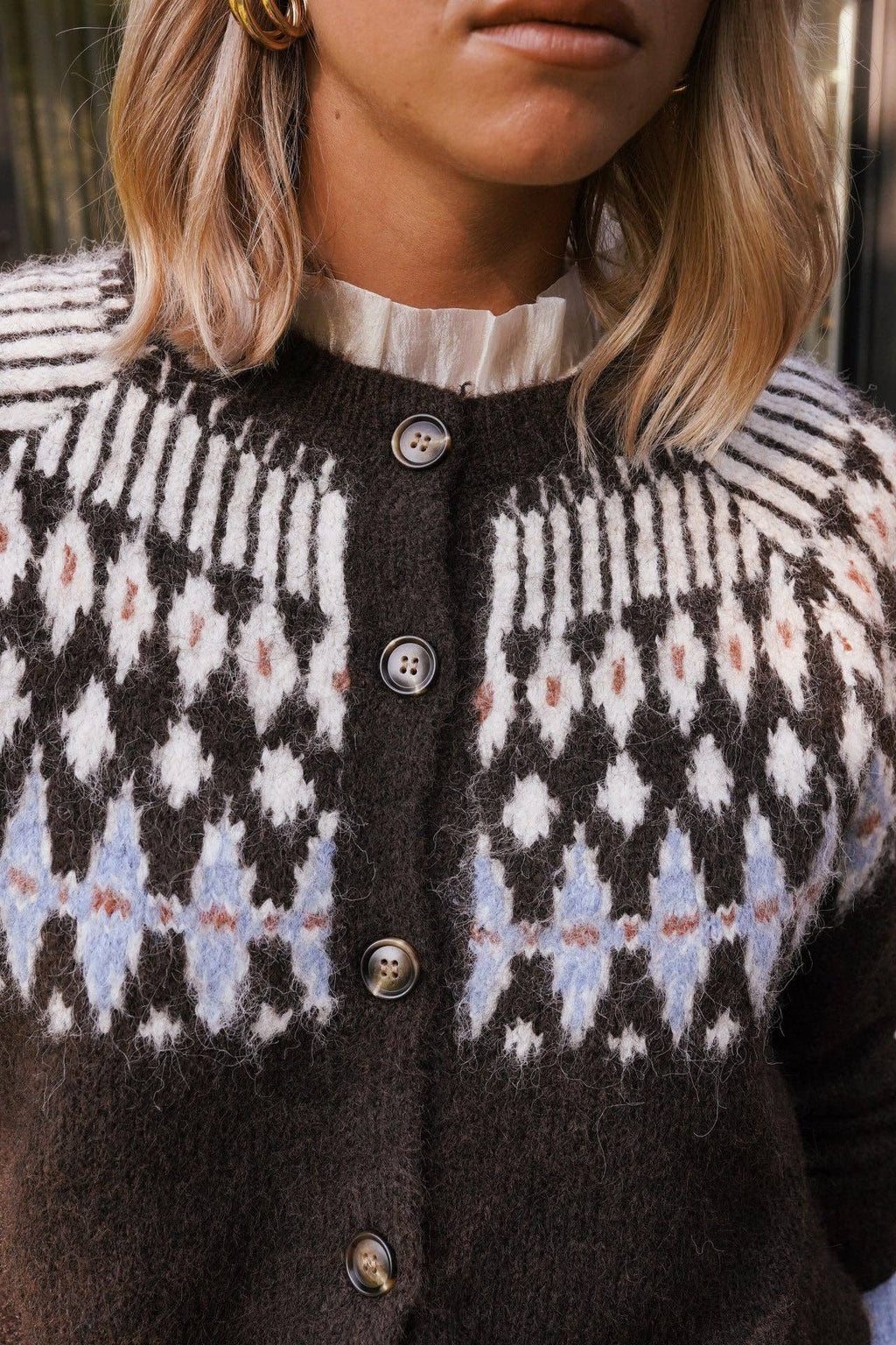 Rafa cardigan: Brown