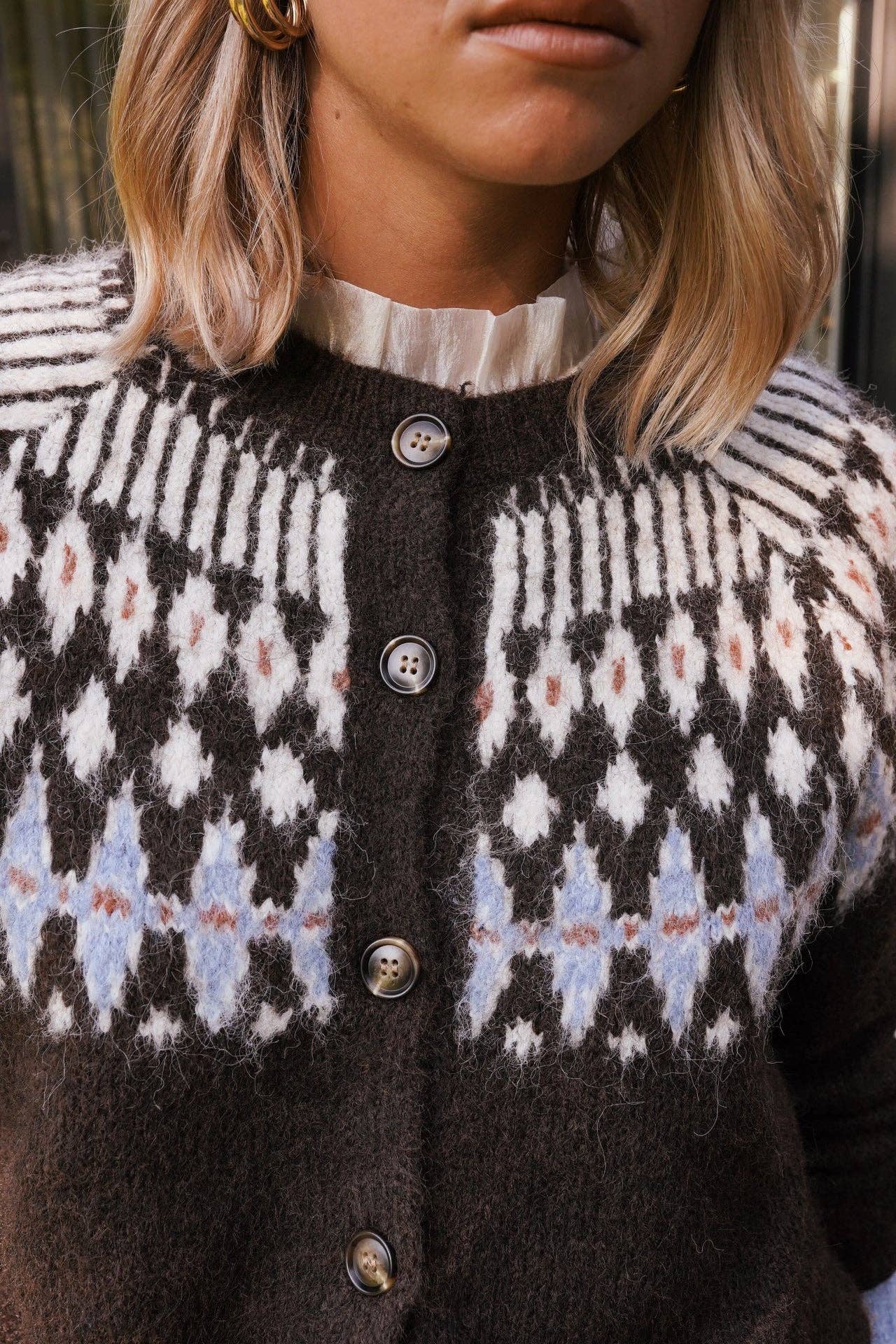 Rafa cardigan: Brown