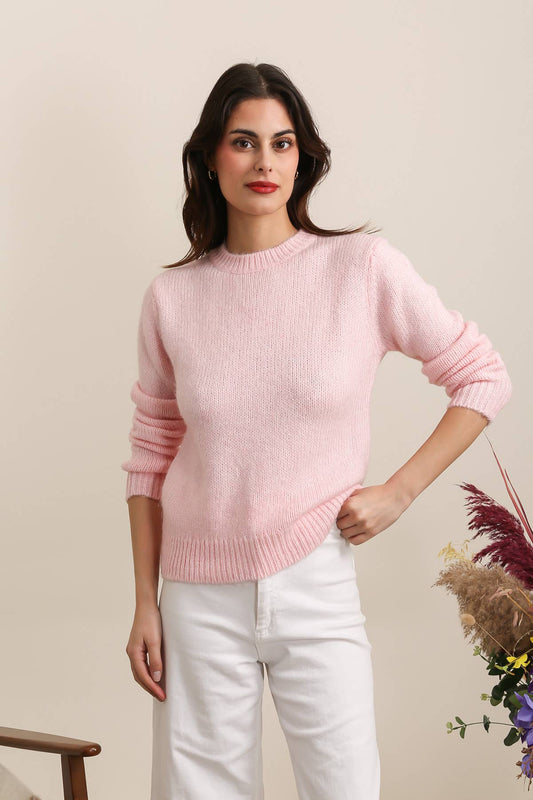 KNITTED SWEATER PINK