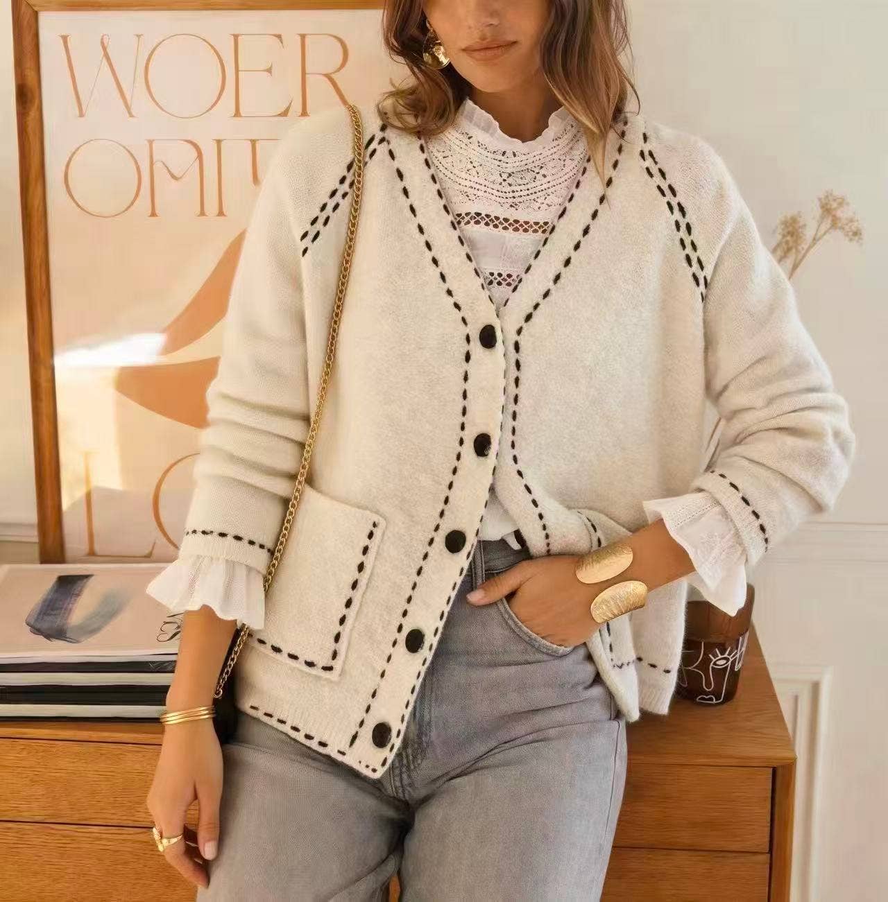 Judite cardigan: Beige