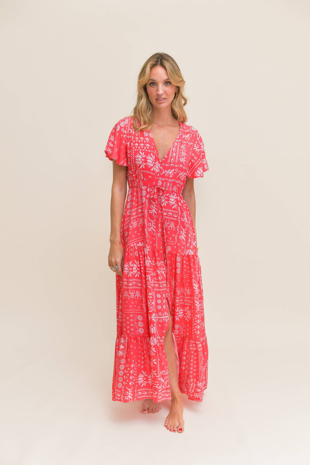 HIBISCA PRINT ALISSIA MAXI