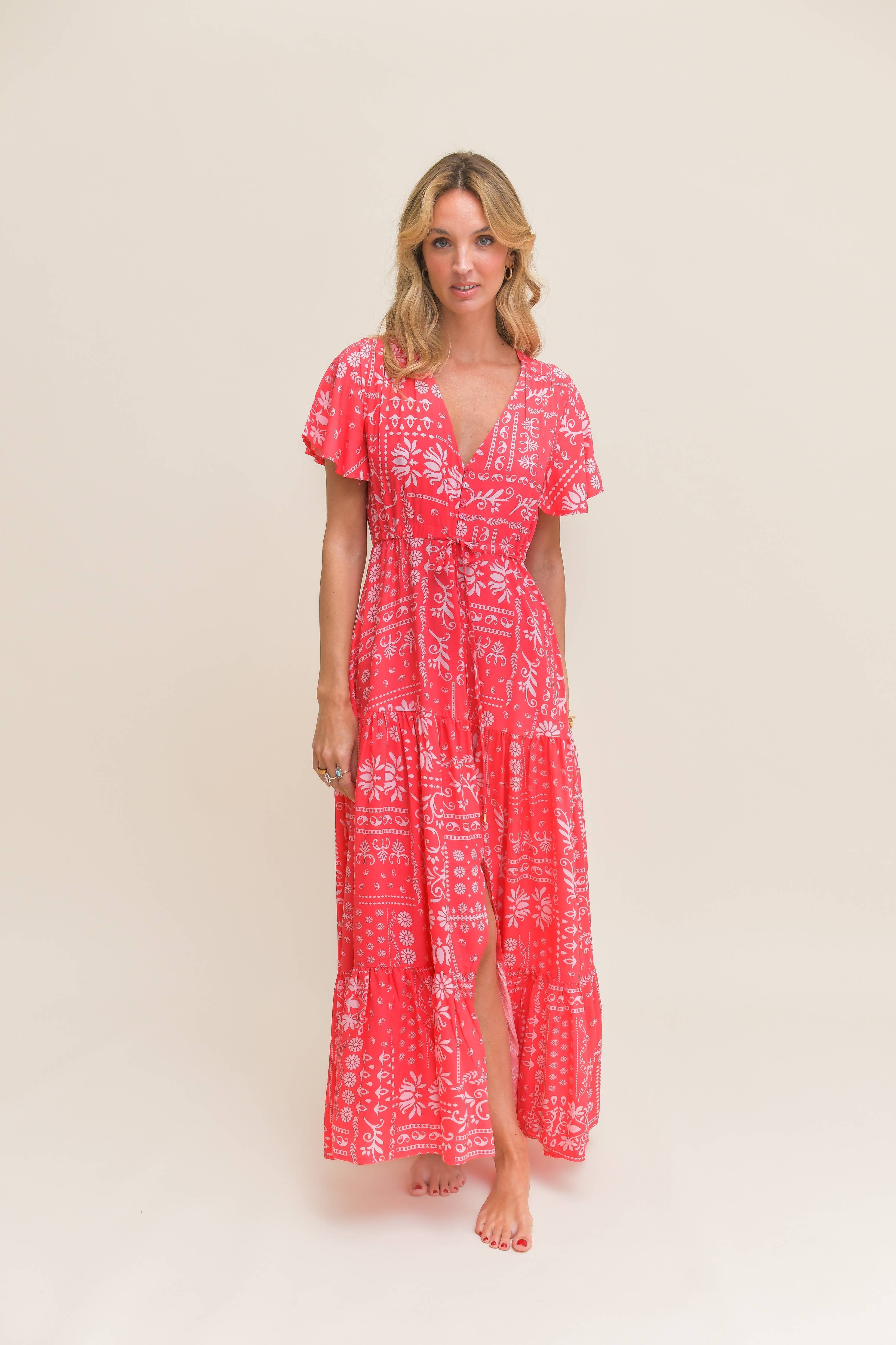 HIBISCA PRINT ALISSIA MAXI