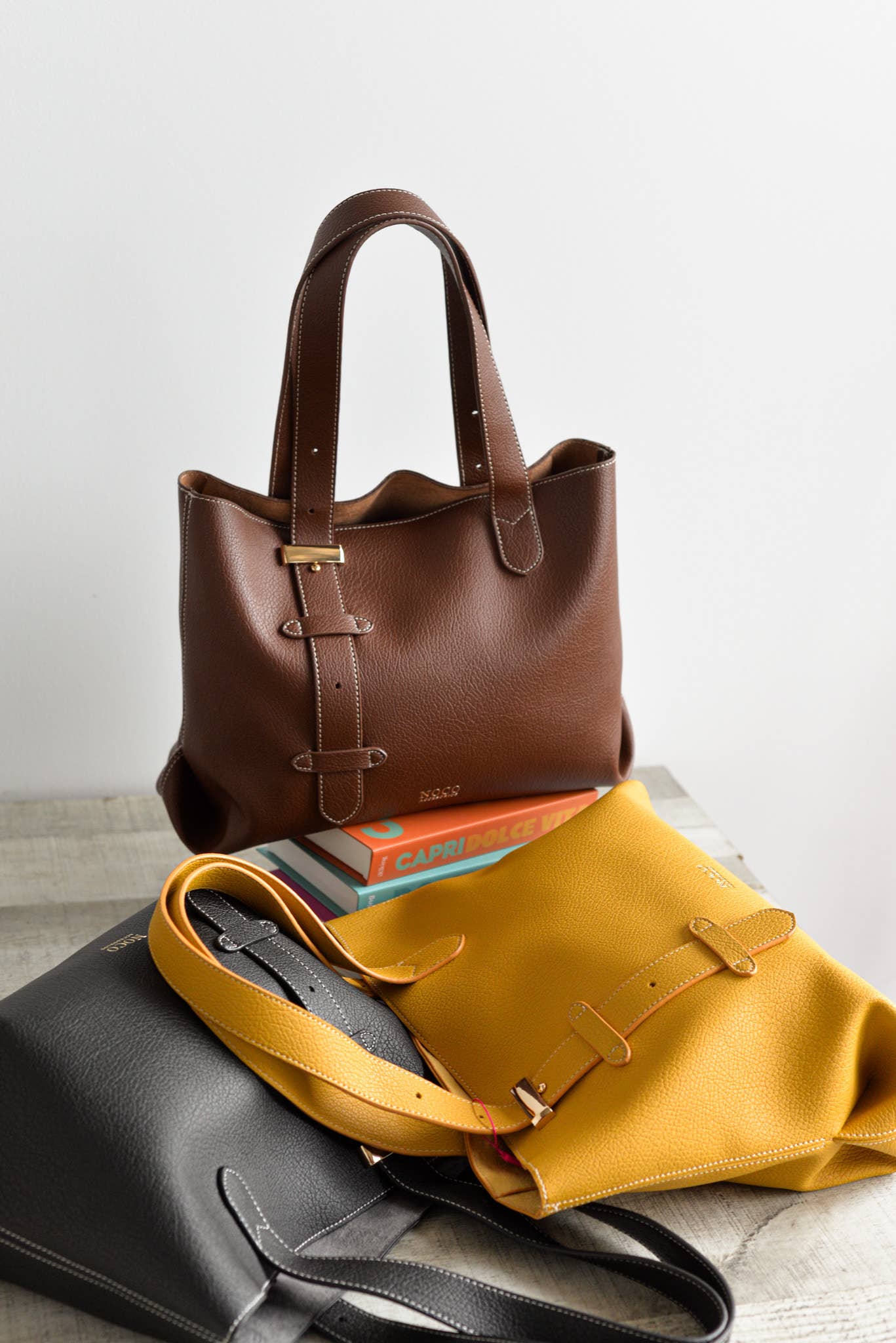 Shopper Vegan Leather Regulator Brown