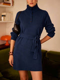Nives dress: Navy