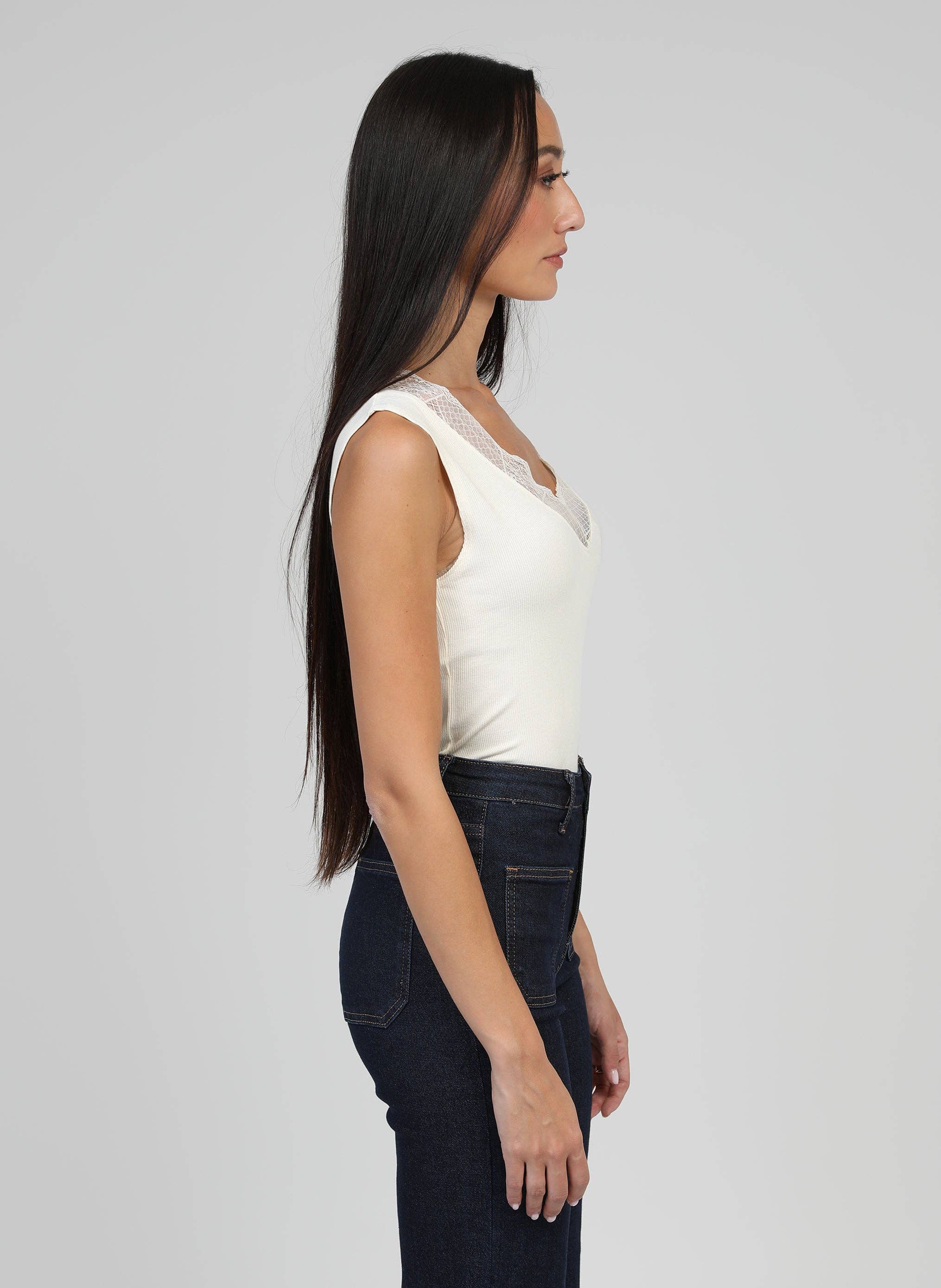 ASTURIE TANK TOP ecru