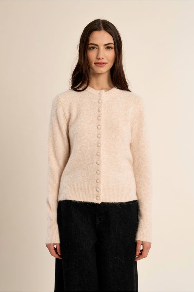 Button down cardigan in cream