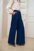 Wide leg denim