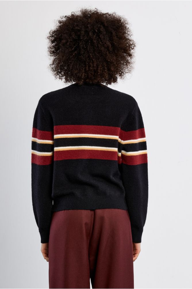 Knit cardi in black