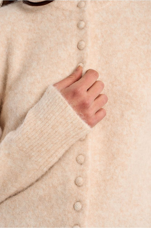 Button down cardigan in cream