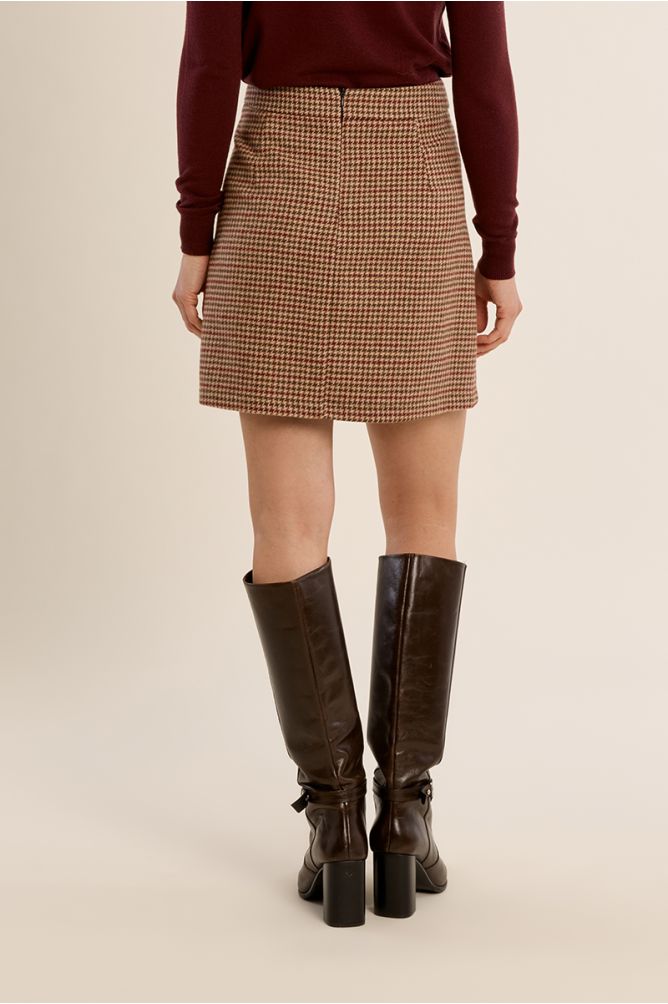 Houndstooth skirt
